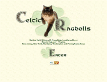 Tablet Screenshot of celticragdolls.com